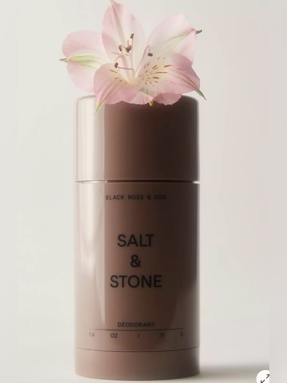 Salt & Stone Deodorant- Black Rose & Oud